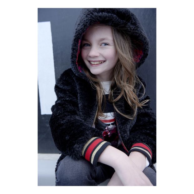 Faux Fur Reversible Bomber Jacket-product