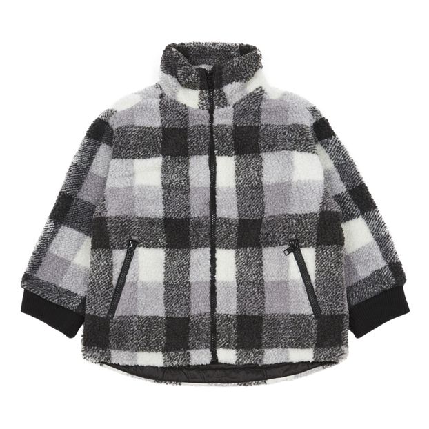 Veste Façon Fourrure Carreaux-product