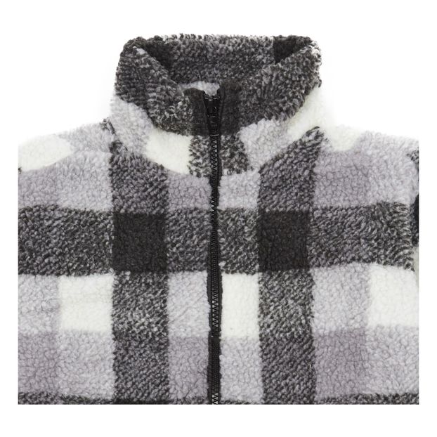 Veste Façon Fourrure Carreaux-product