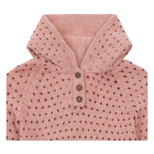 Baby Alpaca Wool Hooded Vest-product