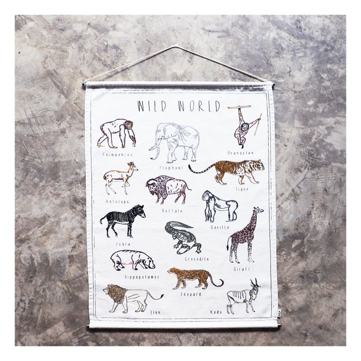 Poster brodé Animaux Sauvages- Image produit n°1