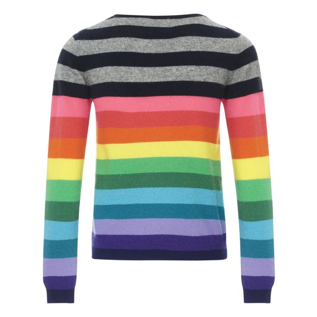 Pull Cachemire Multi Stripe Crew-product