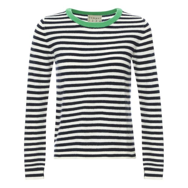 Pull Cachemire Neck Stripe Crew-product