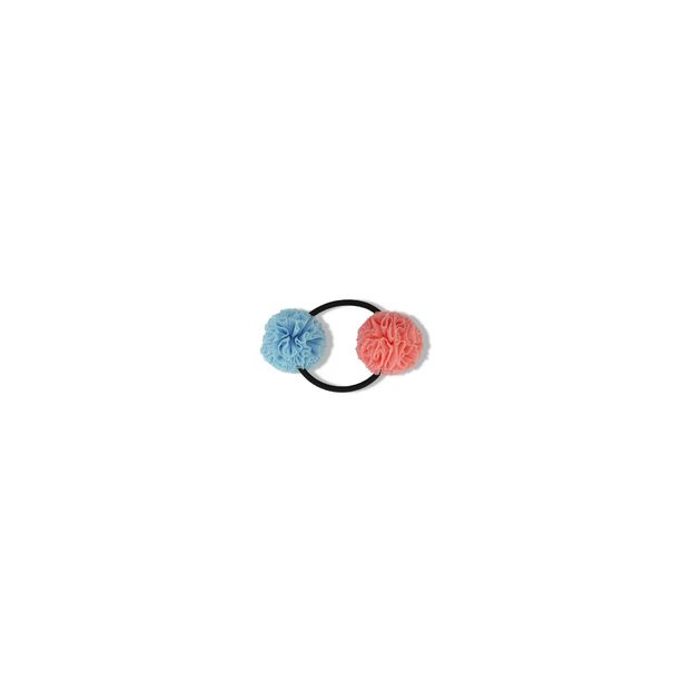 Pompom Tulle Scrunchie-product