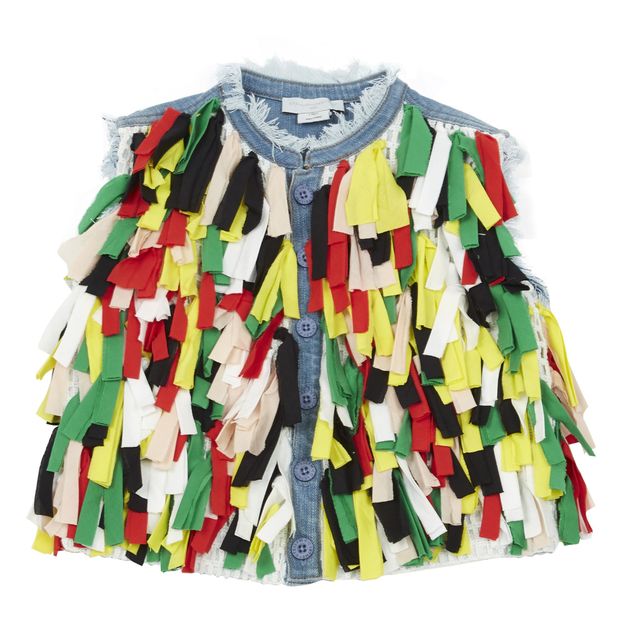 Organic Cotton Fringed Vest-product