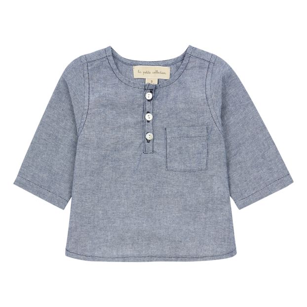 Chambray Kurta Shirt-product