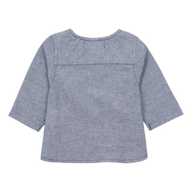Chambray Kurta Shirt-product