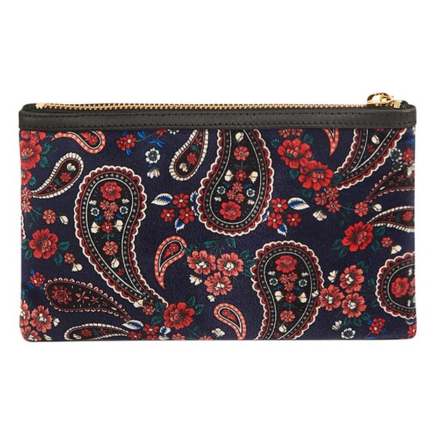 Pochette en velours Blue Paisley-product