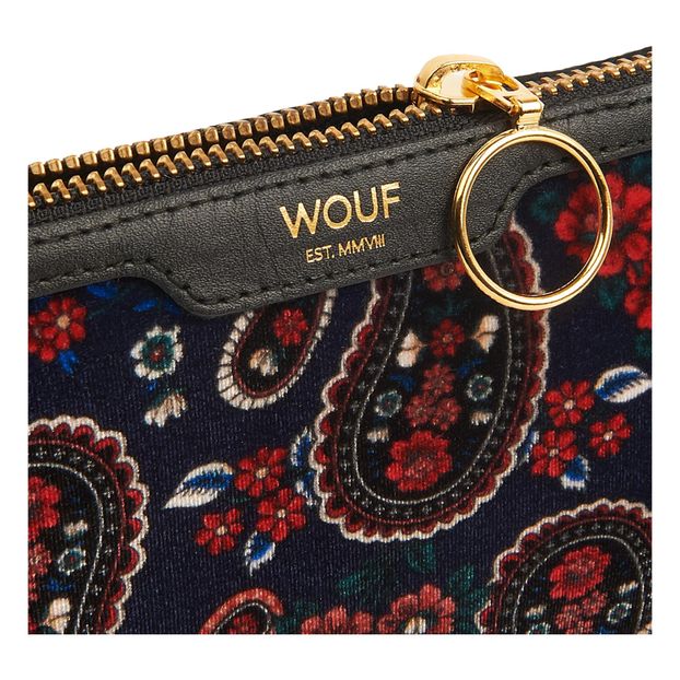 Pochette en velours Blue Paisley-product