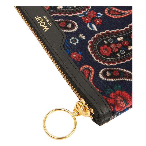 Pochette en velours Blue Paisley-product