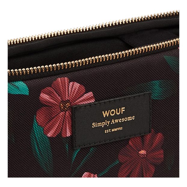 Funda para ordenador 13" de tela Black Flowers-product