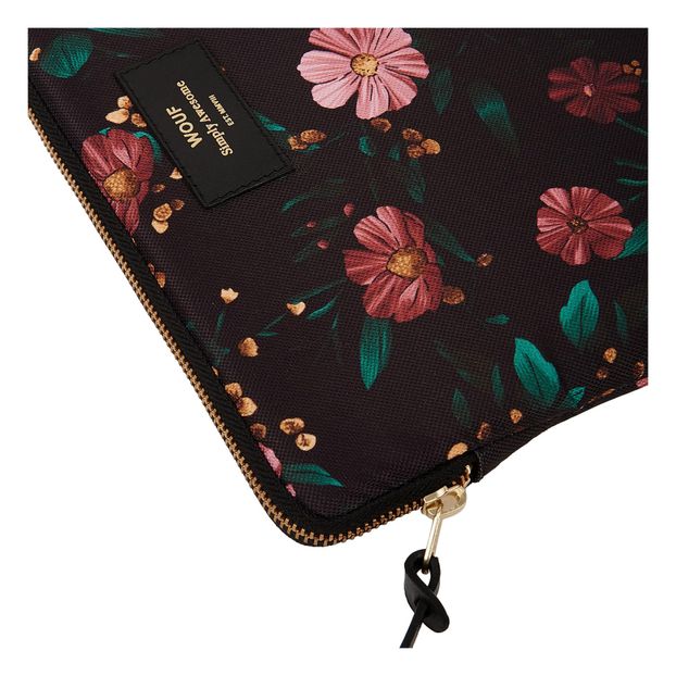Funda para ordenador 13" de tela Black Flowers-product