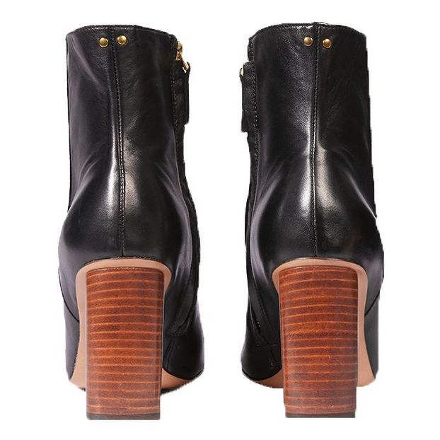 Botines Patricia Cuero Terciopelo-product