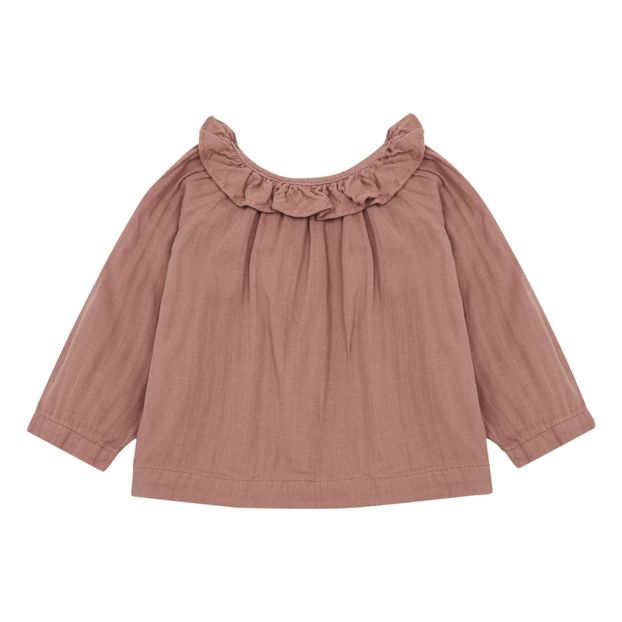 Camicetta Charme Collo volante doppia garza-product