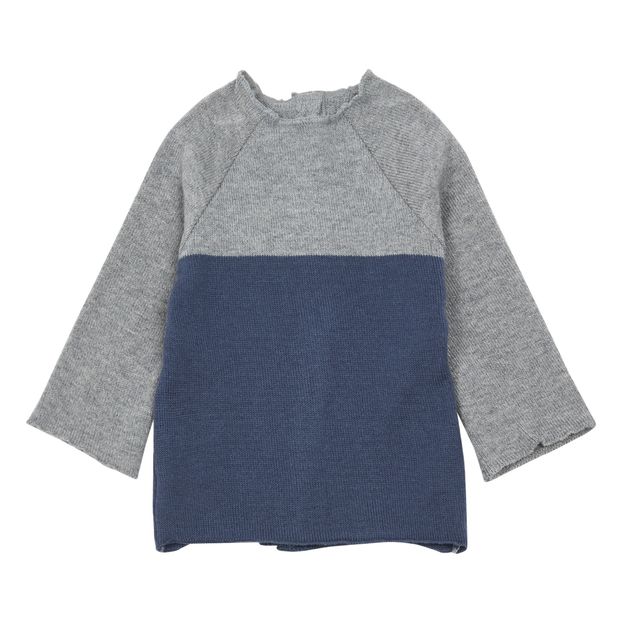 T-shirt a maniche lunghe bicolore-product
