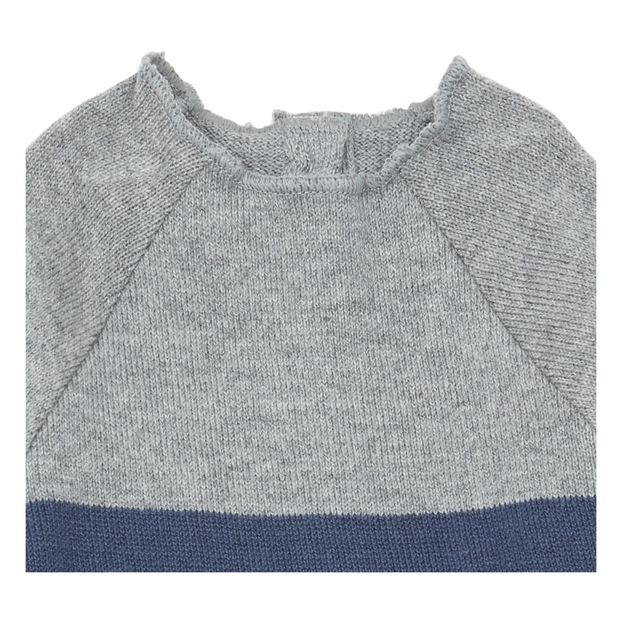 T-shirt a maniche lunghe bicolore-product