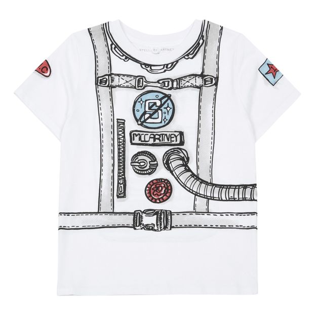 T-shirt cotone bio trompe l'oeil-product