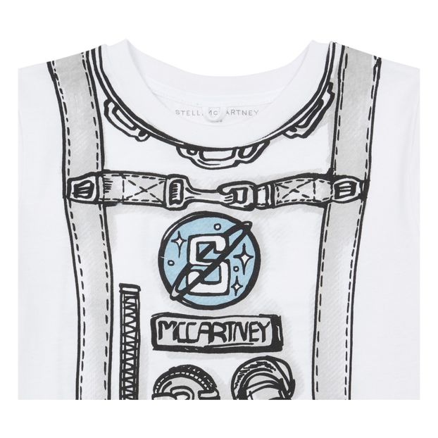T-shirt cotone bio trompe l'oeil-product