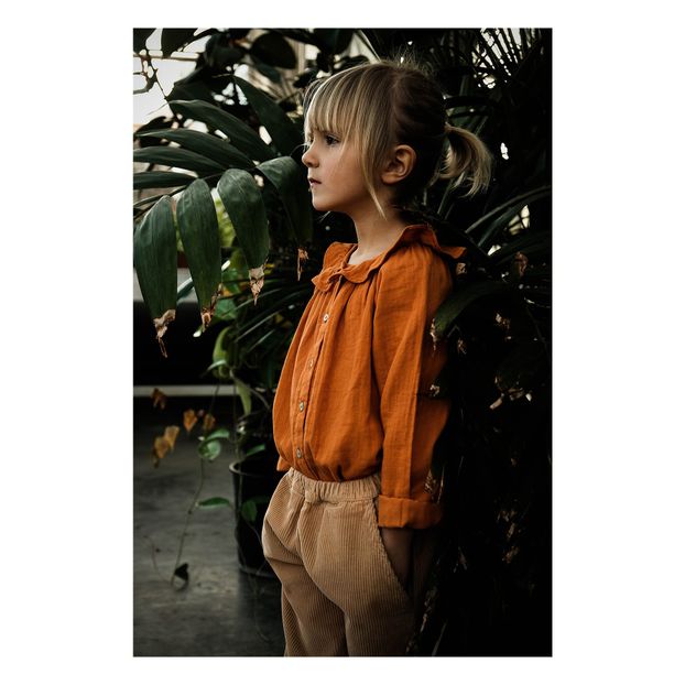 Blusa Encanto cuello con volantes de doble gasa-product