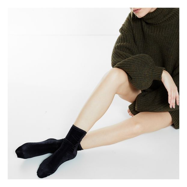 Chaussettes Ankle Velours Côtelé-product