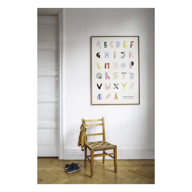 Alphabet Spaghetti Poster-product