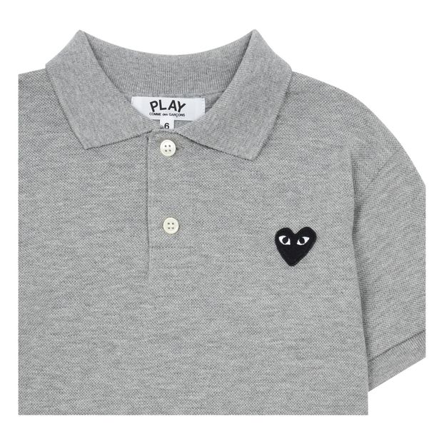 Play Kids Black Heart Polo Shirt-product