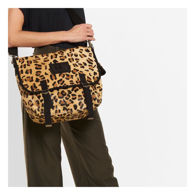 Grande Besace Cuir Léopard-product