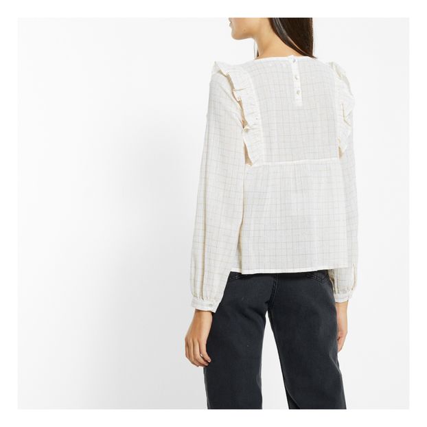 Blouse Carreaux Lurex - Collection Femme --product