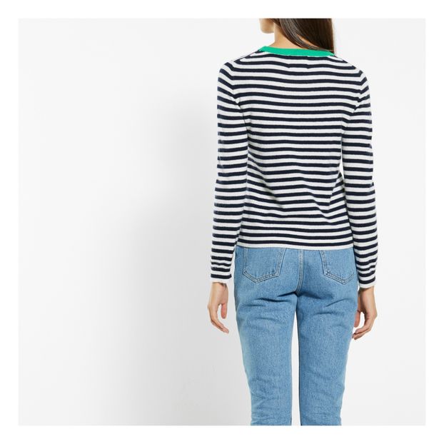 Pull Cachemire Neck Stripe Crew-product