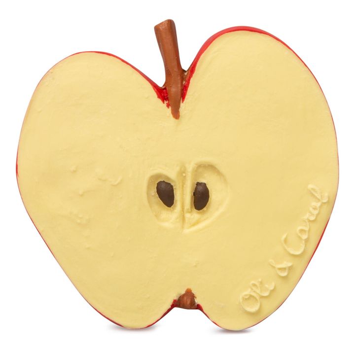 Pepita the Apple Teething Ring | Yellow- Product image n°0