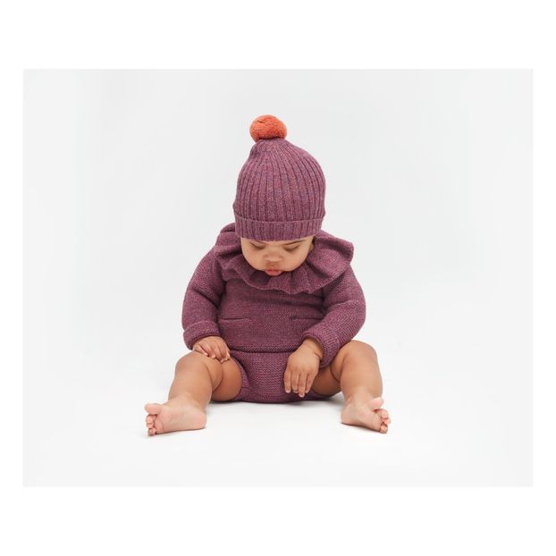 Baby Alpaca Pompom Beanie Hat-product