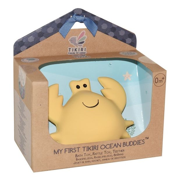 Natural Rubber Crab Bath Toy-product