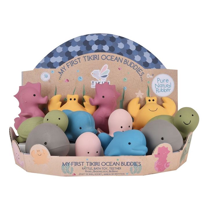 Baleine pour le bain en caoutchouc naturel Gris- Image produit n°4