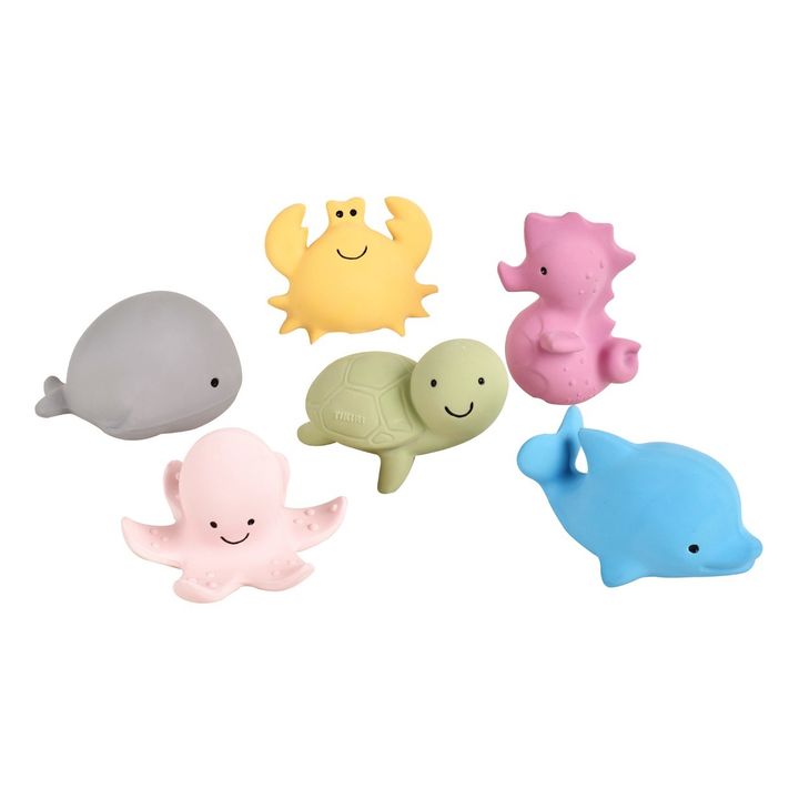 Hippocampe pour le bain en caoutchouc naturel | Rose- Image produit n°6