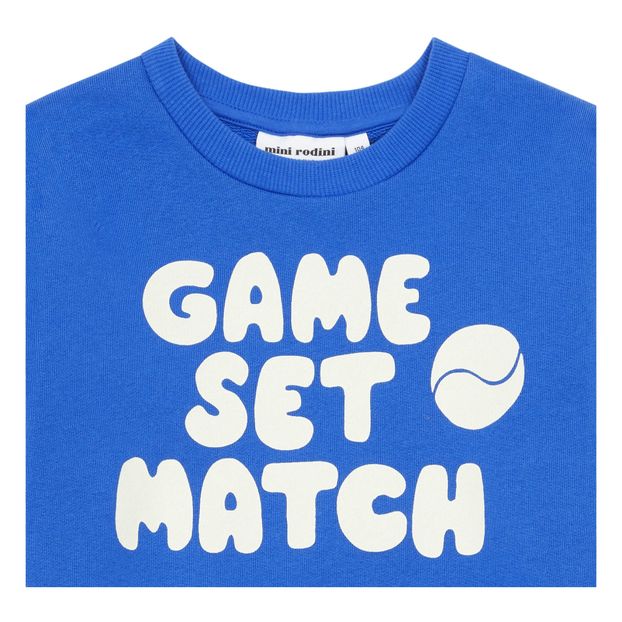 Sweat Game Set Match Coton Bio-product
