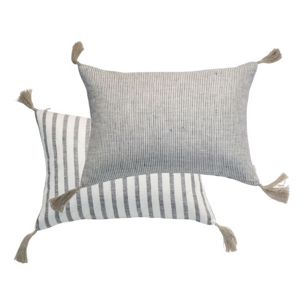 Coussin Bahia en lin lavé-product