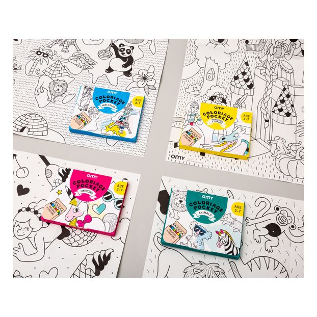 Pochette de coloriage Princesse et Dragons-product
