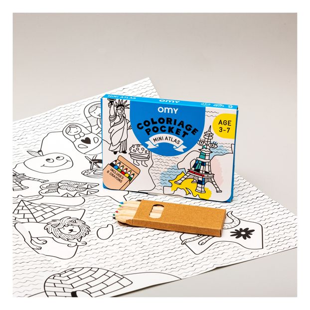 Pochette de coloriage Mini Atlas-product