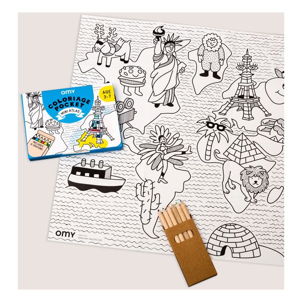 Pochette de coloriage Mini Atlas-product