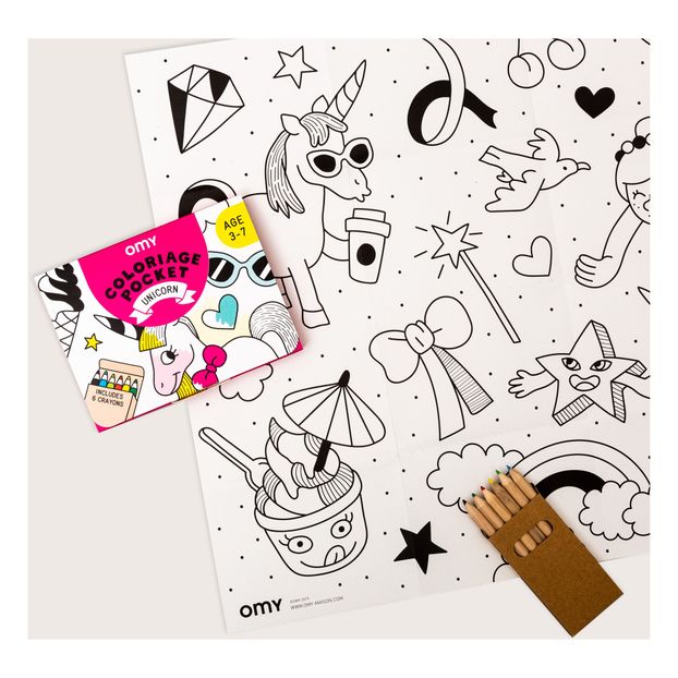 Pochette de coloriage Licorne-product
