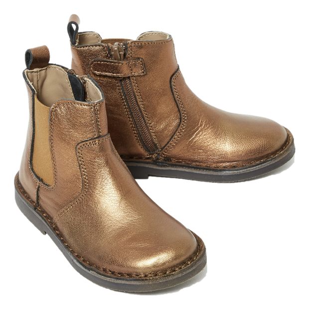 Chelsea Boots Metallisées - Collection Two Con Me --product