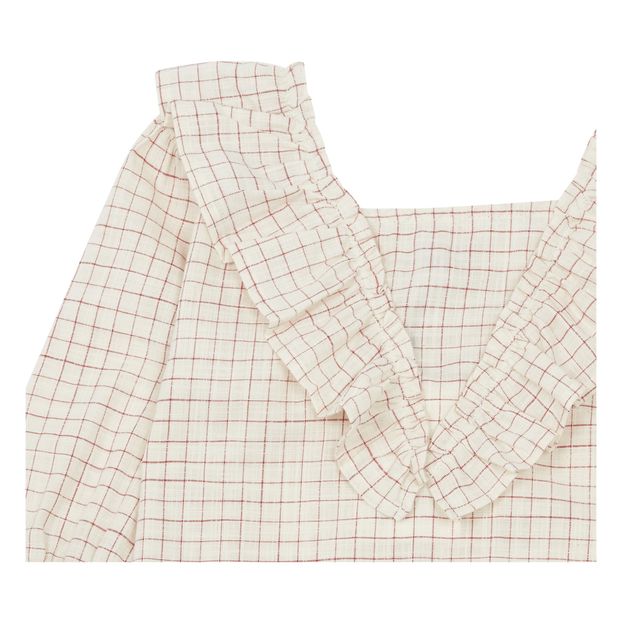 Bouquet check blouse-product