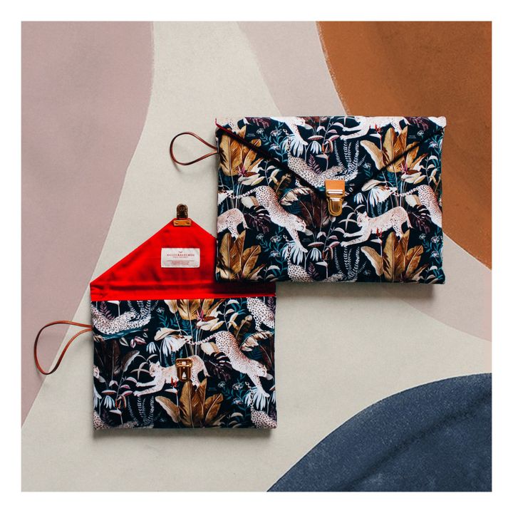 Jungle N°22 13" MacBook Pro Case | Navy blue- Product image n°3