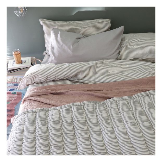 Housse de couette à rayures en coton-product