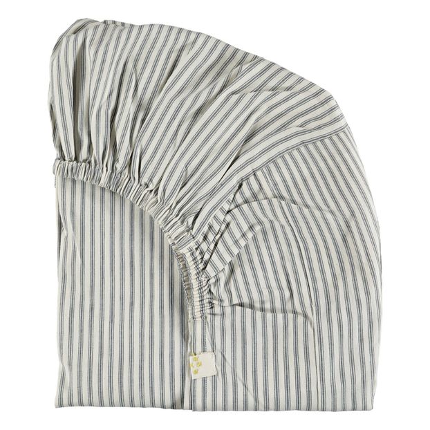 Striped Cotton Fitted Sheet-product