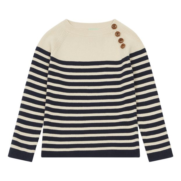 Pull Coton Bio Boutonné-product