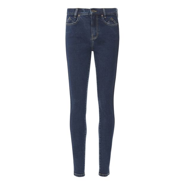 Jeans Stiletto de 7 bolsillos con cintura alta-product