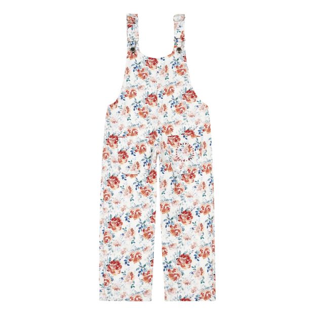Floral Linen Overalls-product