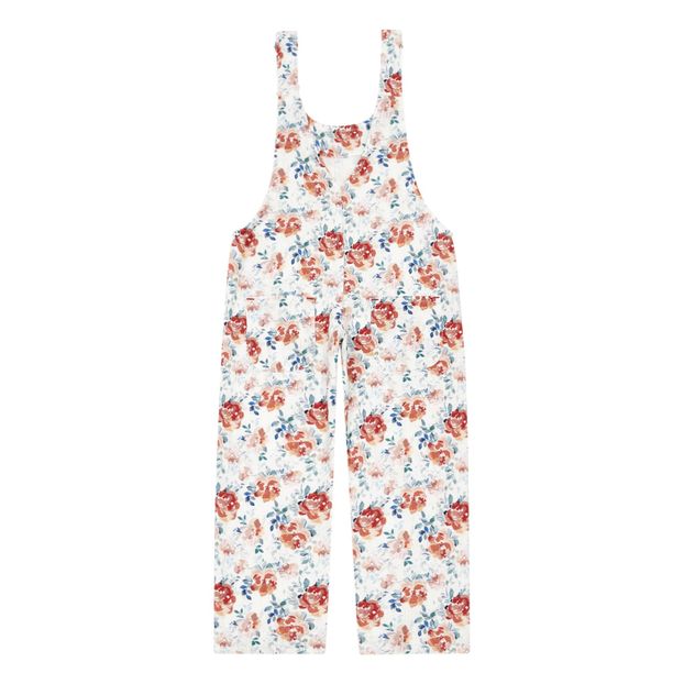 Floral Linen Overalls-product