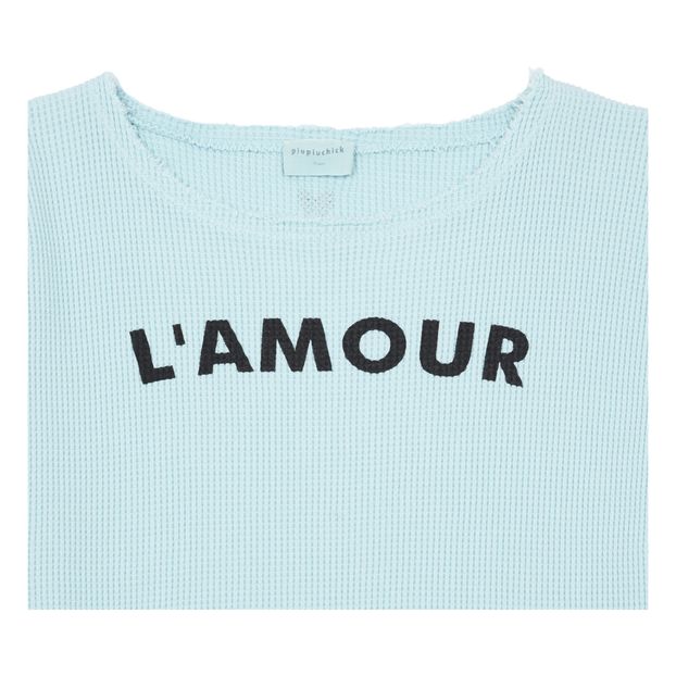 Crop Waffled Organic Cotton T-shirt-product